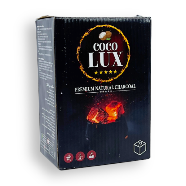 COCOLUX  72PCS COCONUT CHARCOAL