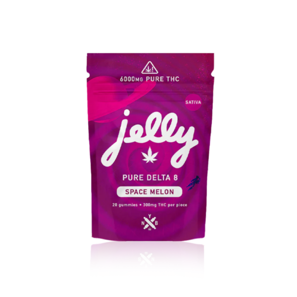 JELLY SPACE RINGS  D8 GUMMIES 6000MG SATIVA - SPACE MELON