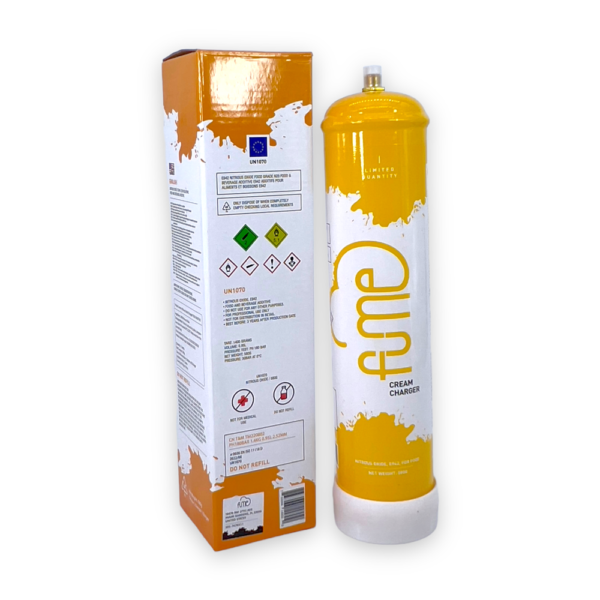 FUME 580G ORANGE CREAM CHARGER - Image 2