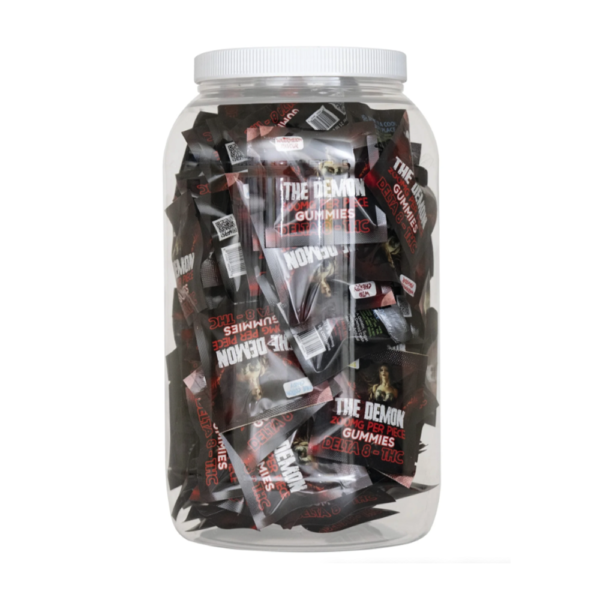 THE DEMON 200MG D8 GUMMIES JAR -ASSORTED FLAVORS