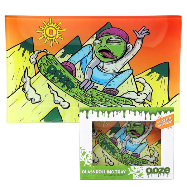 OOZE GLASS ROLLING MEDIUM TRAY SLIME CARVER