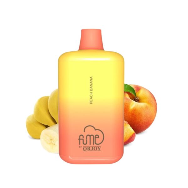 FUME RECHARGE 5000 PUFFS DISPOSABLE - PEACH BANANA