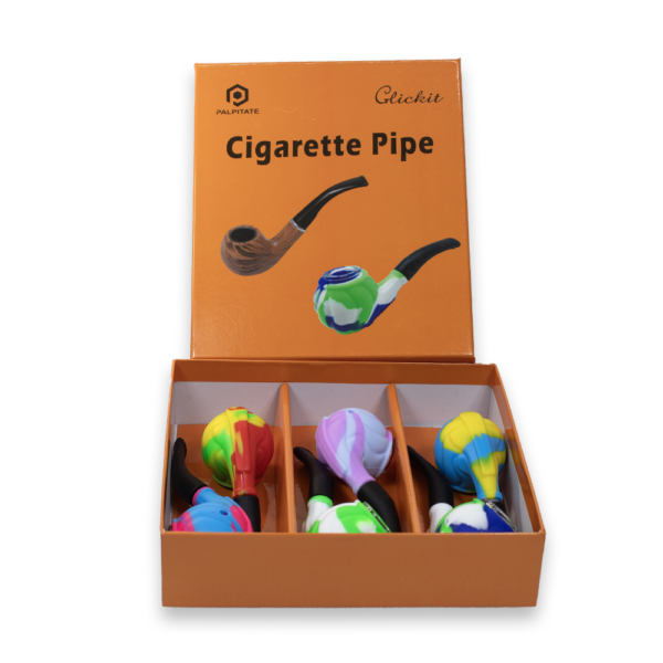 CLICKIT SHORT SILICON PIPE - MIXED COLORS