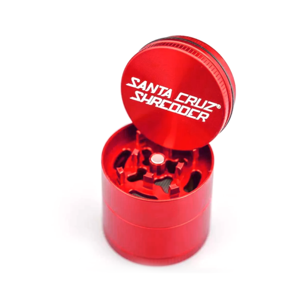 SANTA CRUZ SHREDDER MEDIUM 4 PCS GRINDER- RED