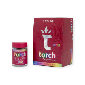 TORCH THC-A INFUSED 7G FLOWER SATIVA – BERRY CREAM PUFF