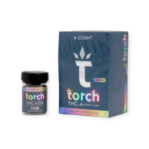 TORCH THC-A INFUSED 7G FLOWER INDICA – GOD FATHER OG