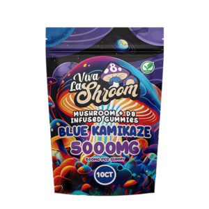 VIVA LA SHROOM 5000MG 10CT GUMMIES – BLUE KAMIKAZE