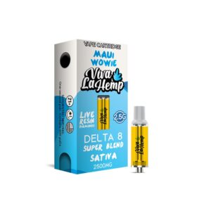 VIVA LA HEMP D8 SUPER BLEND 2500 CARTRIDGE SATIVA – MAUI WOWIE