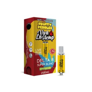 VIVA LA HEMP D8 SUPER BLEND 2500 CARTRIDGE HYBRID – FRUITY PEBBLES