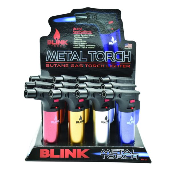 BLINK LARGE TORCH METALLIC LIGHTER