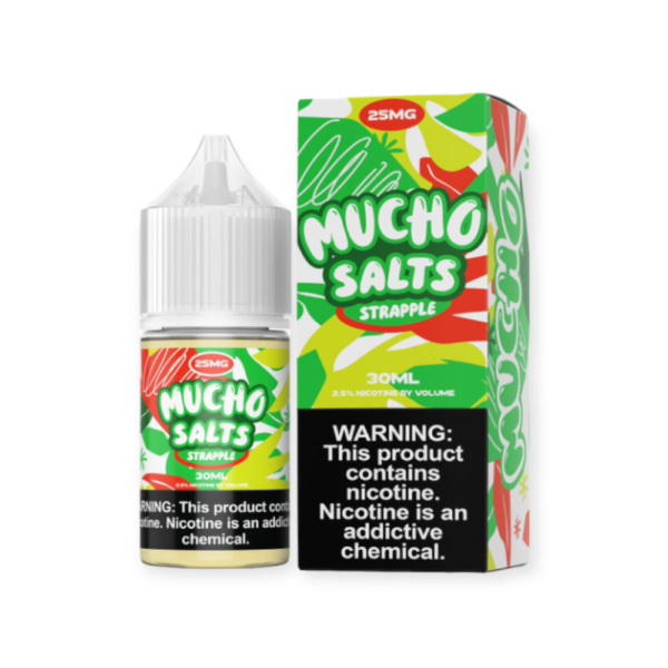 MUCHO SALTS 30ML JUICE 25MG - STRAPPLE