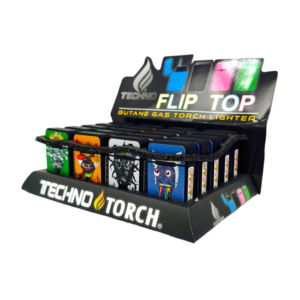 TECHNO ALIEN FLIP TOP TORCH LIGHTER