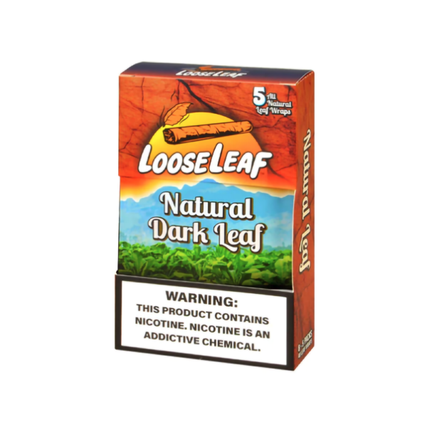 LOOSELEAF CIG WRAPS - NATURAL DARK LEAF