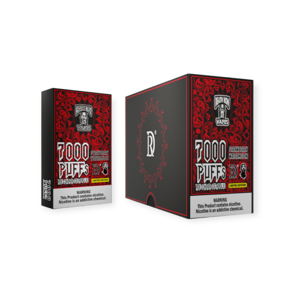 DEATHROW 5% 7000 PUFFS DISPOSABLE - STRAW WATERMELON - Image 2