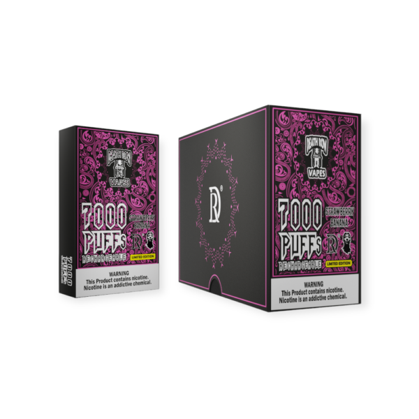 DEATHROW 5% 7000 PUFFS DISPOSABLE - STRAW BANANA - Image 2