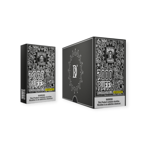 DEATHROW 5% 7000 PUFFS DISPOSABLE - BLACK ICE - Image 2