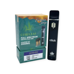 CURELEAF D8/HHC/CBN 2000MG POD STARTER KIT HYBRID – DO SI DOS