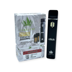 CURELEAF D8 THC 2000MG POD STARTER KIT INDICA – BAGMAN OG