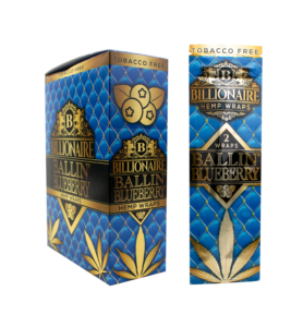 BILLIONAIRE CIGAR HEMP WRAPS – BALLIN BLUEBERRY