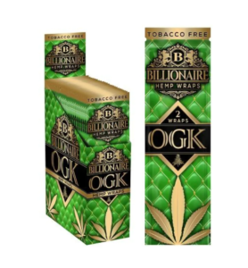 BILLIONAIRE CIGAR HEMP WRAPS – OG K