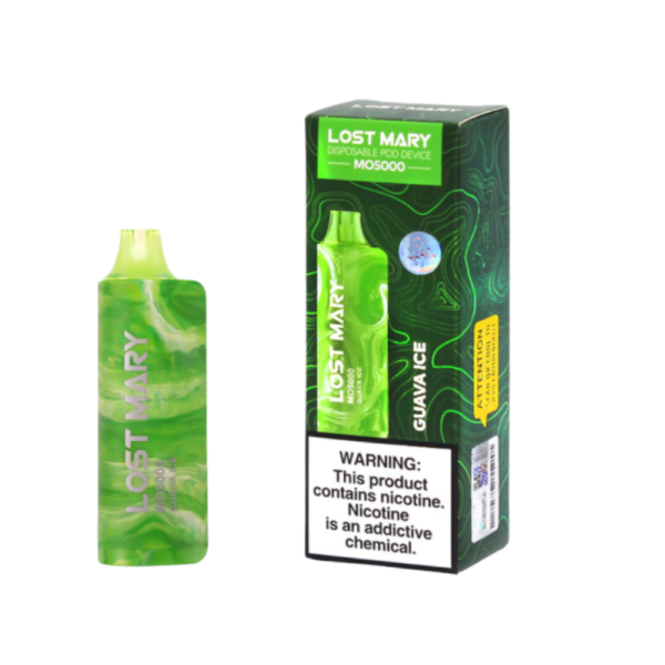 LOST MARY MO5000 5% NIC DISPOSABLE - GUAVA ICE