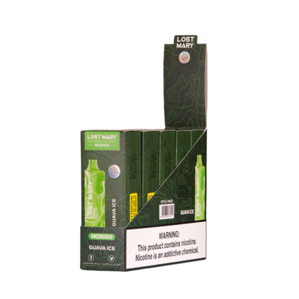 LOST MARY MO5000 5% NIC DISPOSABLE - GUAVA ICE - Image 2