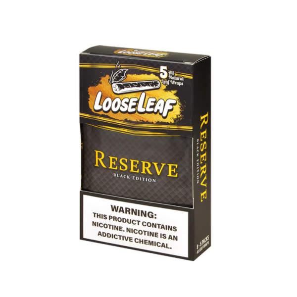 LOOSELEAF CIG WRAPS - RESERVE BLCK EDITION
