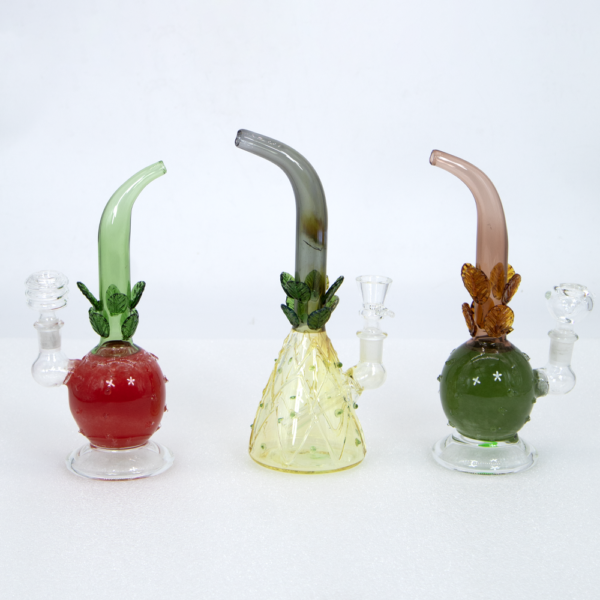 LEAFY PINEAPPLE PCL8244 WATERPIPE -ASSORTED