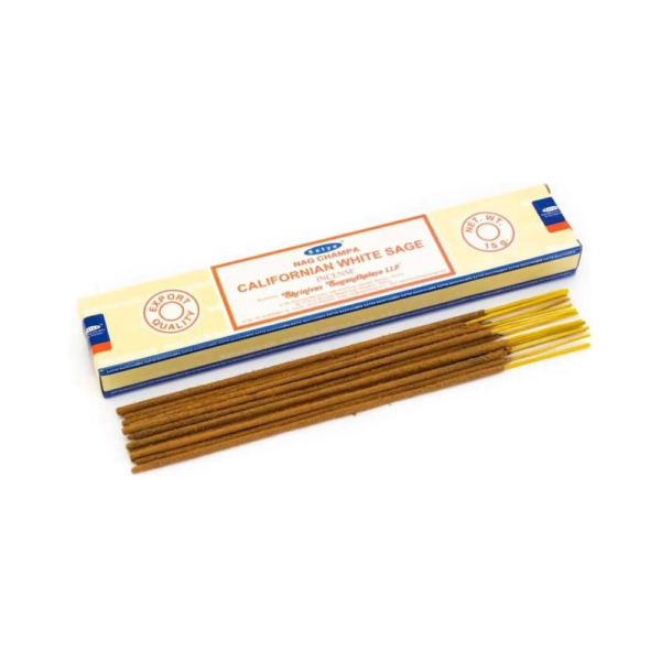 NAG CHAMPA SATYA INCENSE - CALIFORNIAN WHITE SAGE - Image 2