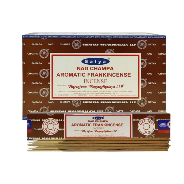 NAG CHAMPA SATYA INCENSE -  AROMATIC FRANKINCENSE