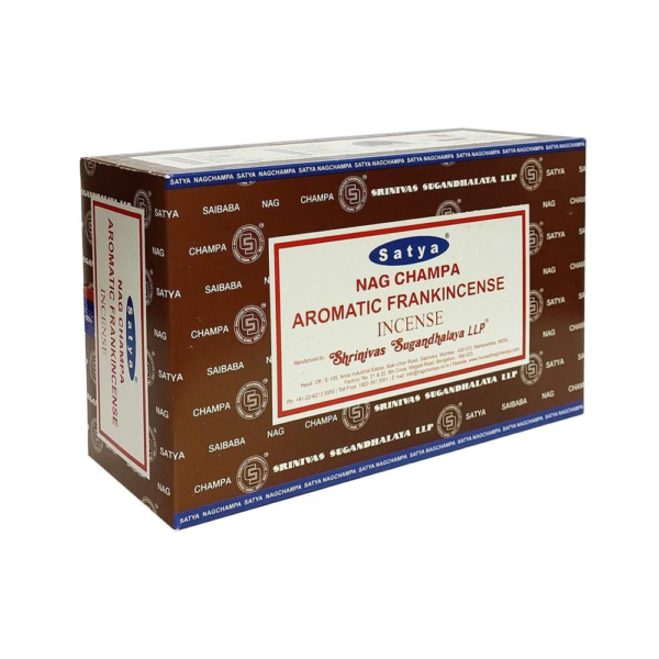 NAG CHAMPA SATYA INCENSE -  AROMATIC FRANKINCENSE - Image 2