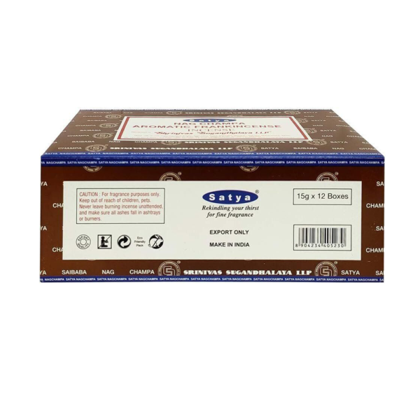 NAG CHAMPA SATYA INCENSE -  AROMATIC FRANKINCENSE - Image 3