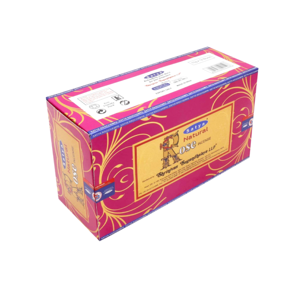 NAG CHAMPA SATYA INCENSE - NATURAL ROSE - Image 2