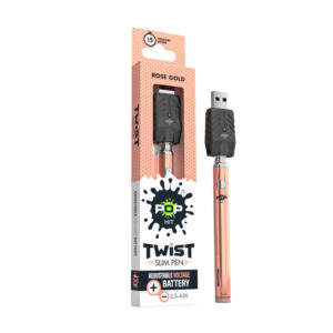POP HIT TWIST SLIM 320MAH PEN – ROSE GOLD