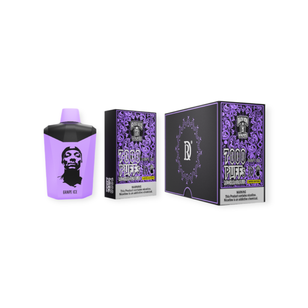 DEATHROW 5% 7000 PUFFS DISPOSABLE - GRAPE ICE