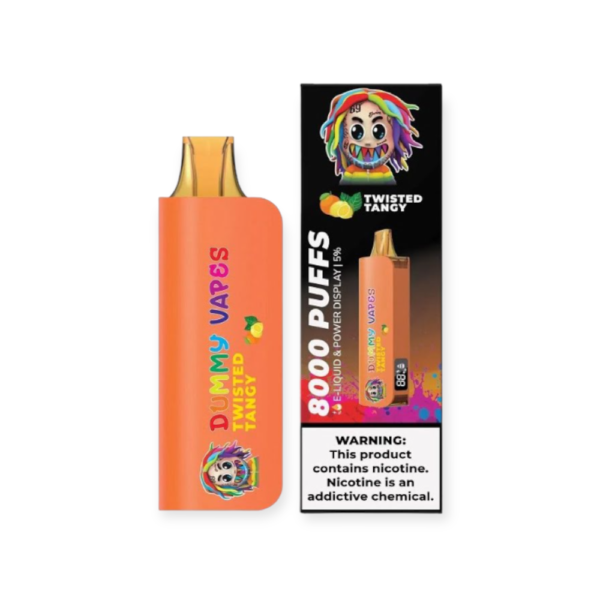 DUMMY 5% NIC 8000PUFFS DISPOSABLE - TWISTED TANGY