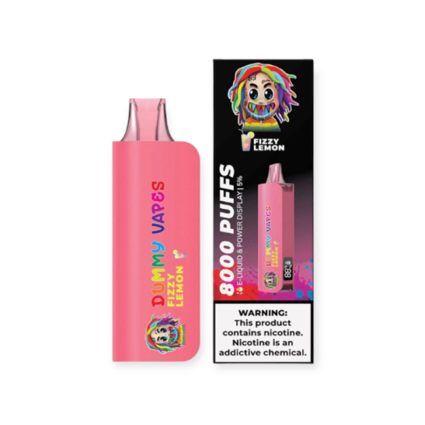 DUMMY 5% NIC 8000PUFFS DISPOSABLE - FIZZY LEMON