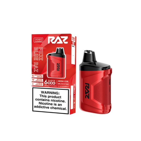 RAZ 5% NIC 6000PUFFS DISPOSABLE - FUJI BLUE RAZ
