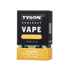 TYSON LIVE DIAMONDS 3G KNOCKOUT DISPOSABLE INDICA – SOUR TANGIE