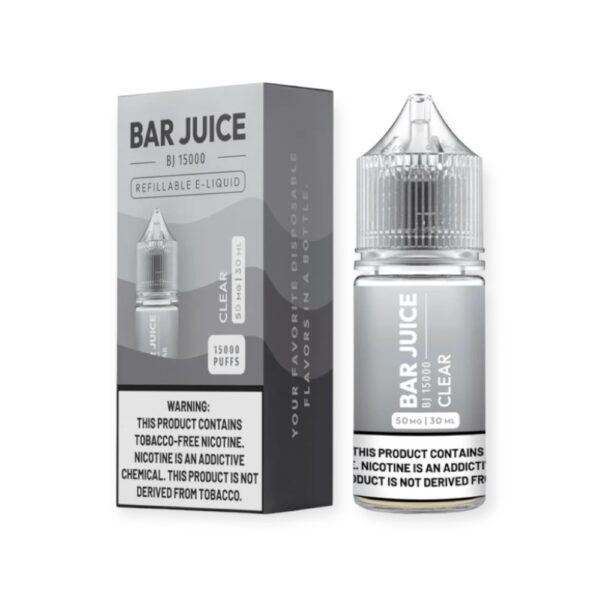 BAR  30ML JUICE 50MG - CLEAR