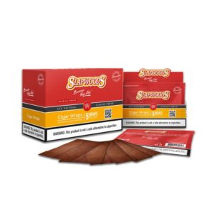 SLAPWOODS 5/PK CIGAR WRAPS – NATURAL