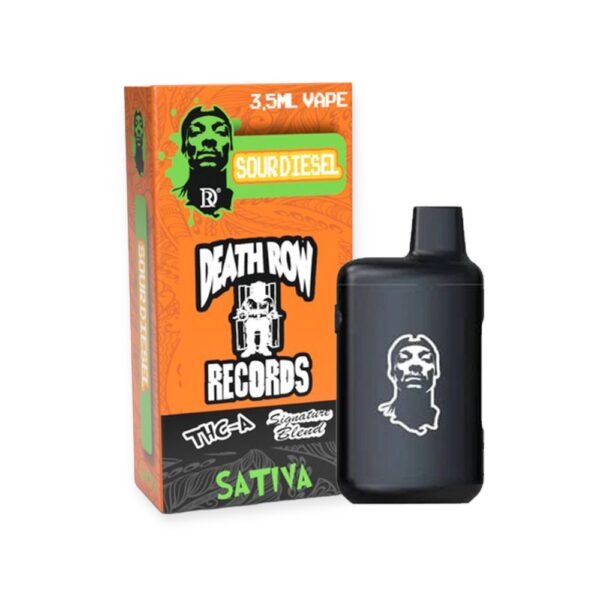 DEATHROW RECORDS SIGNATURE BLEND THCA  3.5ML DISPOSABLE SATIVA - SOUR DIESEL