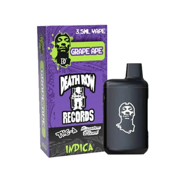 DEATHROW RECORDS SIGNATURE BLEND THCA  3.5ML DISPOSABLE INDICA - GRAPE APE