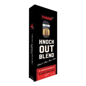 TYSON KNOCK OUT BLEND 2ML  DISPOSABLE INDICA – BLACKEYE BERRY KUSH