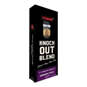 TYSON KNOCK OUT BLEND 2ML  DISPOSABLE INDICA – GRANDDADDY PURPLE