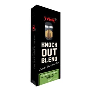 TYSON KNOCK OUT BLEND 2ML  DISPOSABLE HYBRID – TIGER MINT