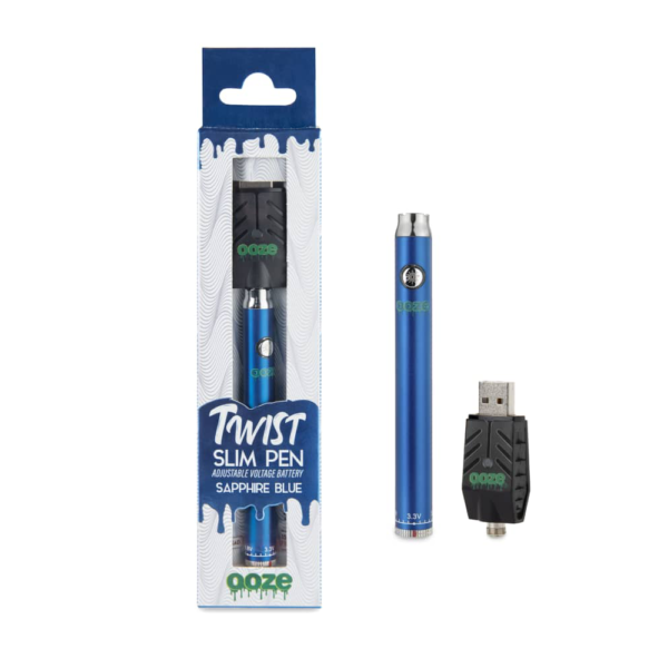 OOZE TWIST SLIM PEN - SAPPHIRE BLUE