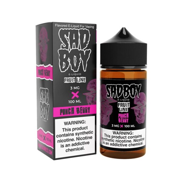 SADBOY 100ML JUICE 3MG FRUIT LINE - PUNCH BERRY