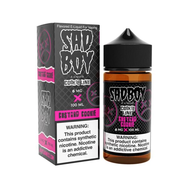 SADBOY 100ML JUICE 6MG COOKIE LINE - CUSTARD COOKIE