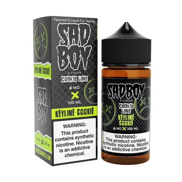SADBOY 100ML JUICE 6MG COOKIE LINE - KEY LIME COOKIE
